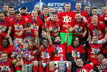 В финале кубка России победа осталась за «Спартаком»